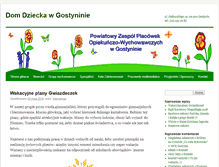 Tablet Screenshot of dd.gostynin.edu.pl