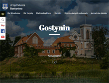 Tablet Screenshot of gostynin.pl